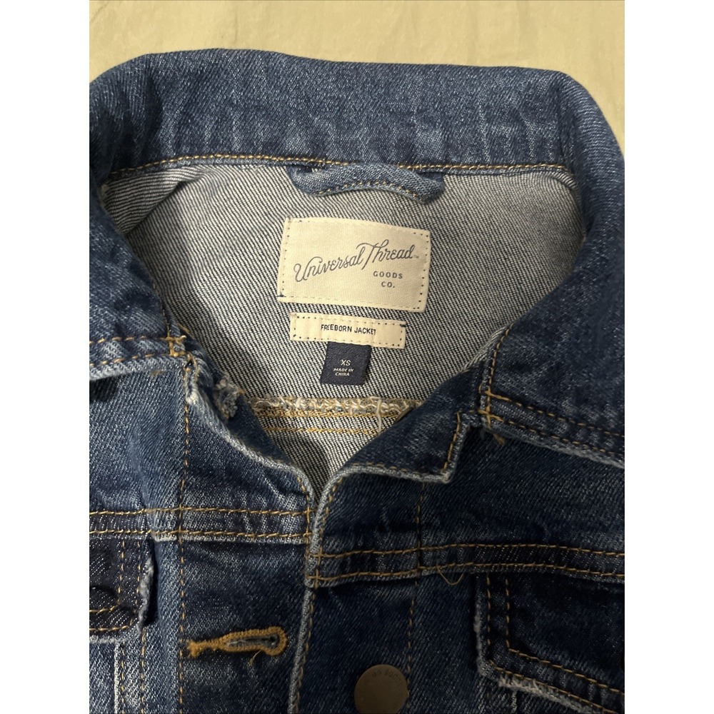 Universal Thread Freeborn Jacket Women's Denim Size XS - Picture 3 of 10